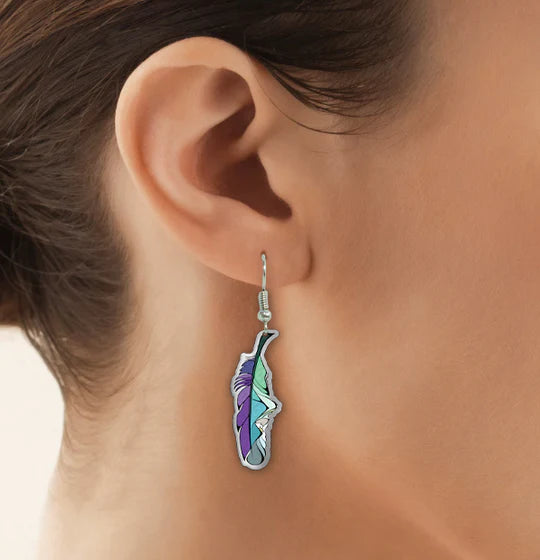 Oscardo  Healing feather Gallery Collection Earrings
