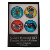 CAP Jackie Traverse Large Glass Magnet Set
