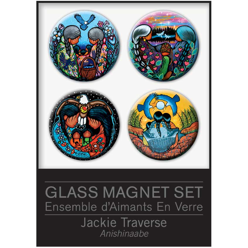 CAP Jackie Traverse Glass Magnet Set