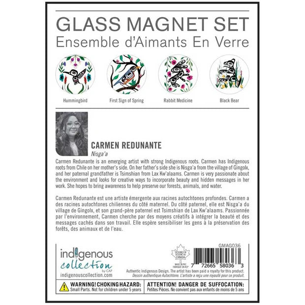 CAP Carmen Redunante Glass Magnet Set
