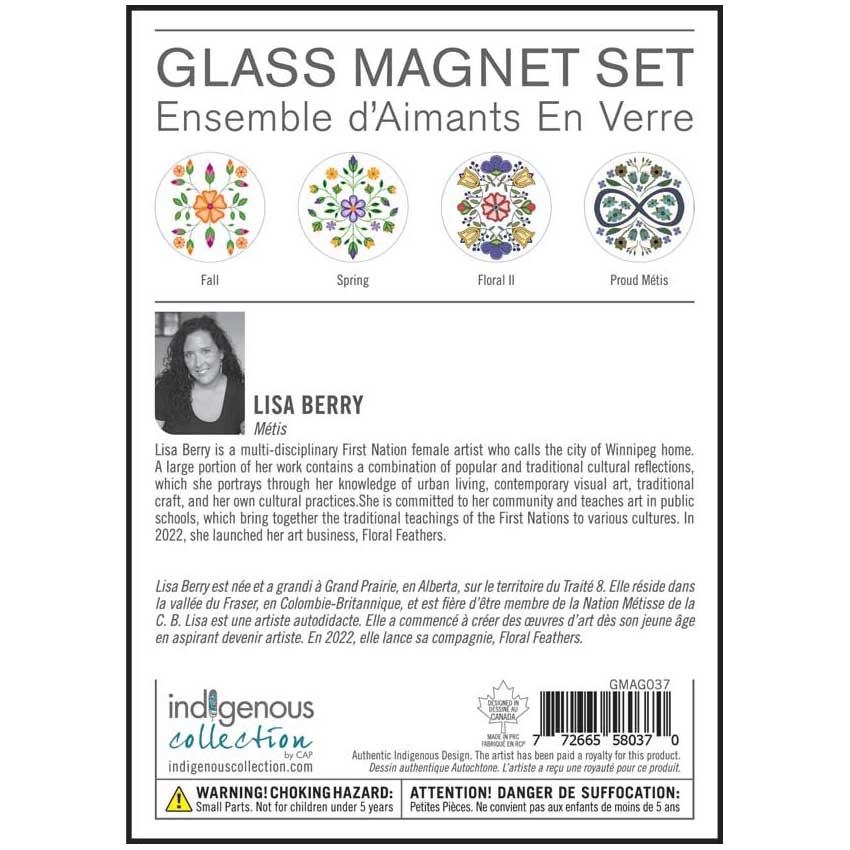 CAP Lisa Berry Glass Magnet Set