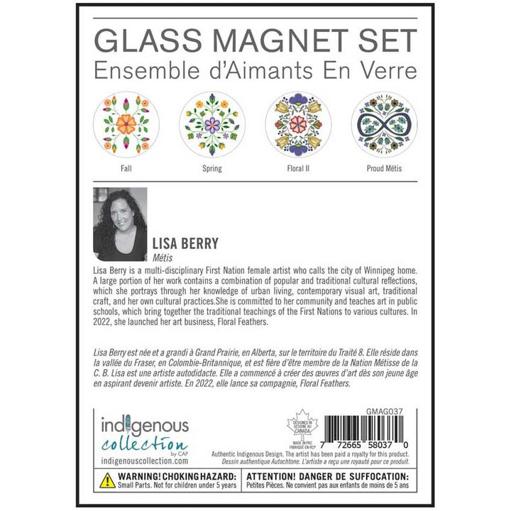 CAP Lisa Berry Glass Magnet Set