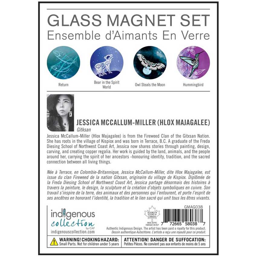 CAP Jessica McCallum-Miller (Hlox Majagalee) Glass Magnet Set