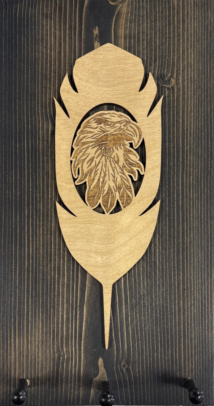 3R Innovative Imaging Feather Wall Key Holder