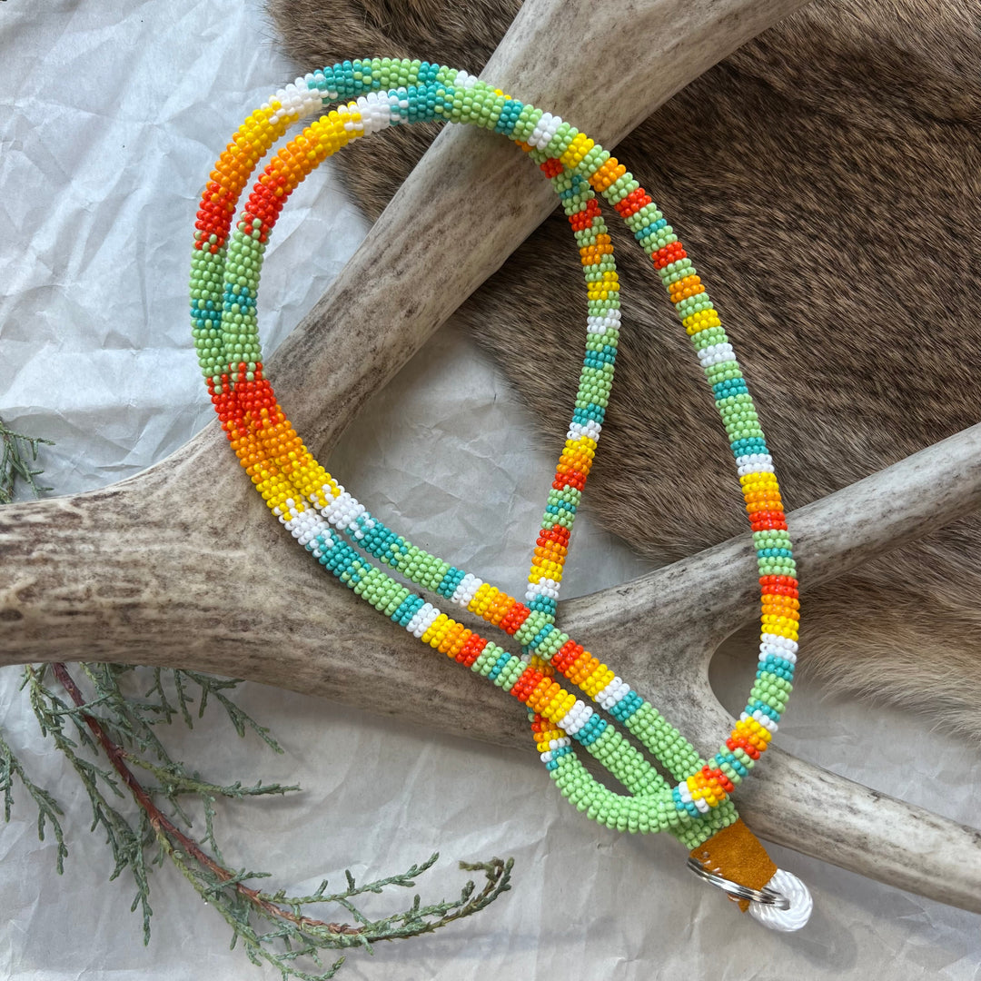 Keegan W. Beaded Neck Lanyards
