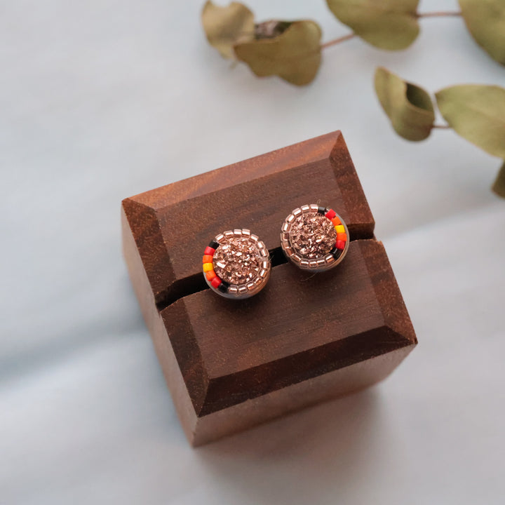 Larissa McCallum beaded studs