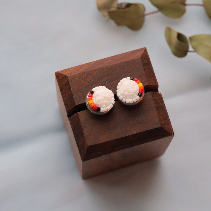 Larissa McCallum beaded studs
