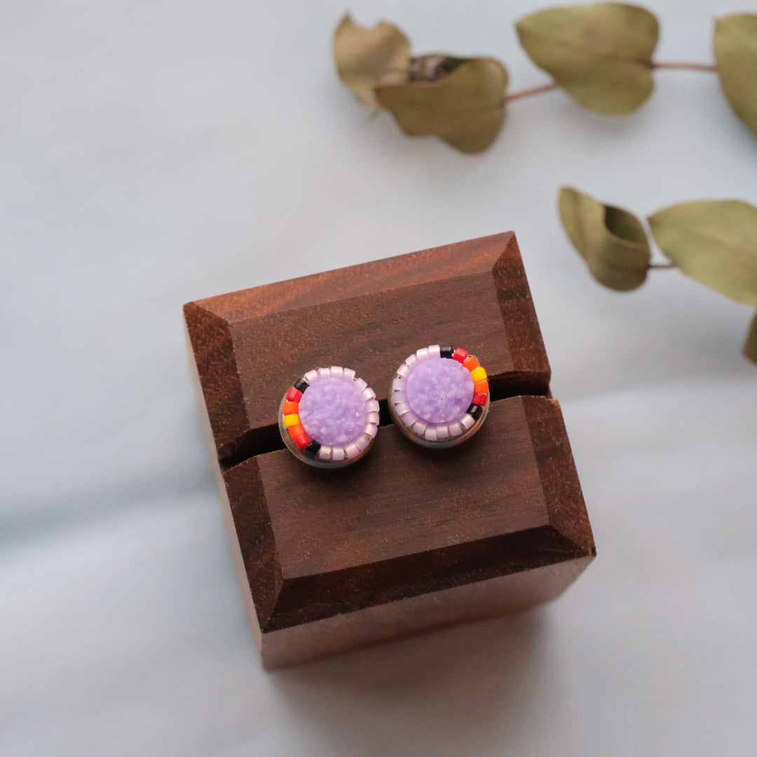 Larissa McCallum beaded studs
