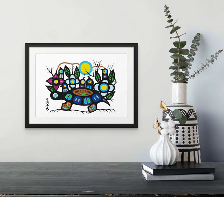 The Creative Company Turtle & Friends Art Print