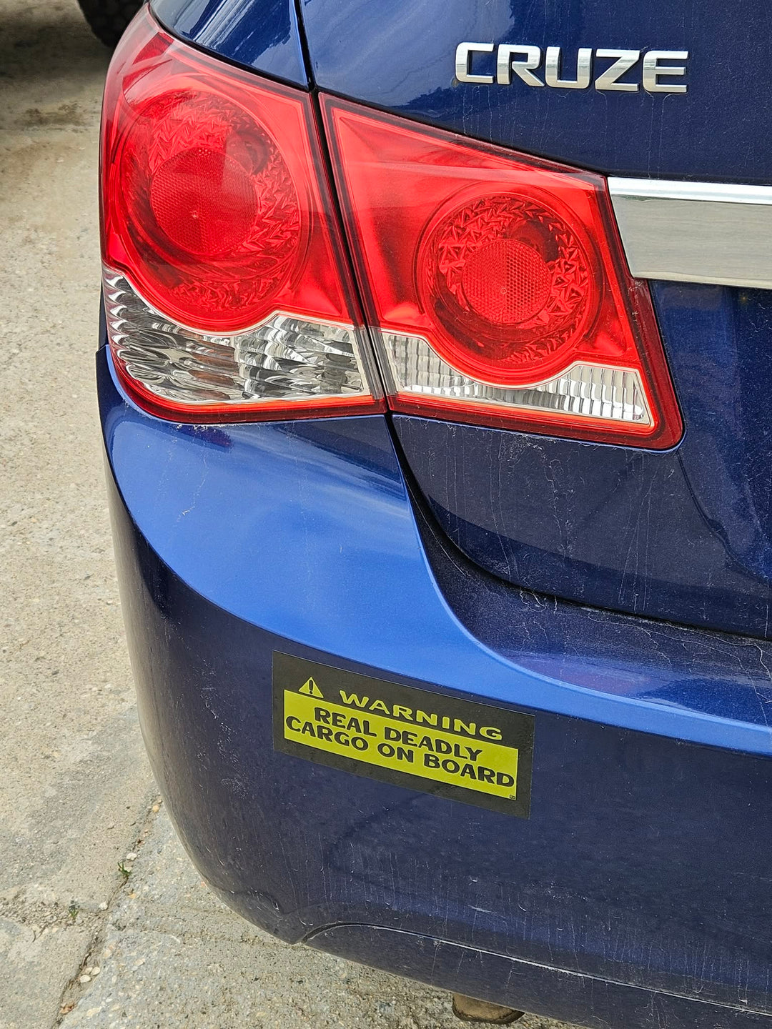 Ookus D Deadly Cargo Bumper Sticker