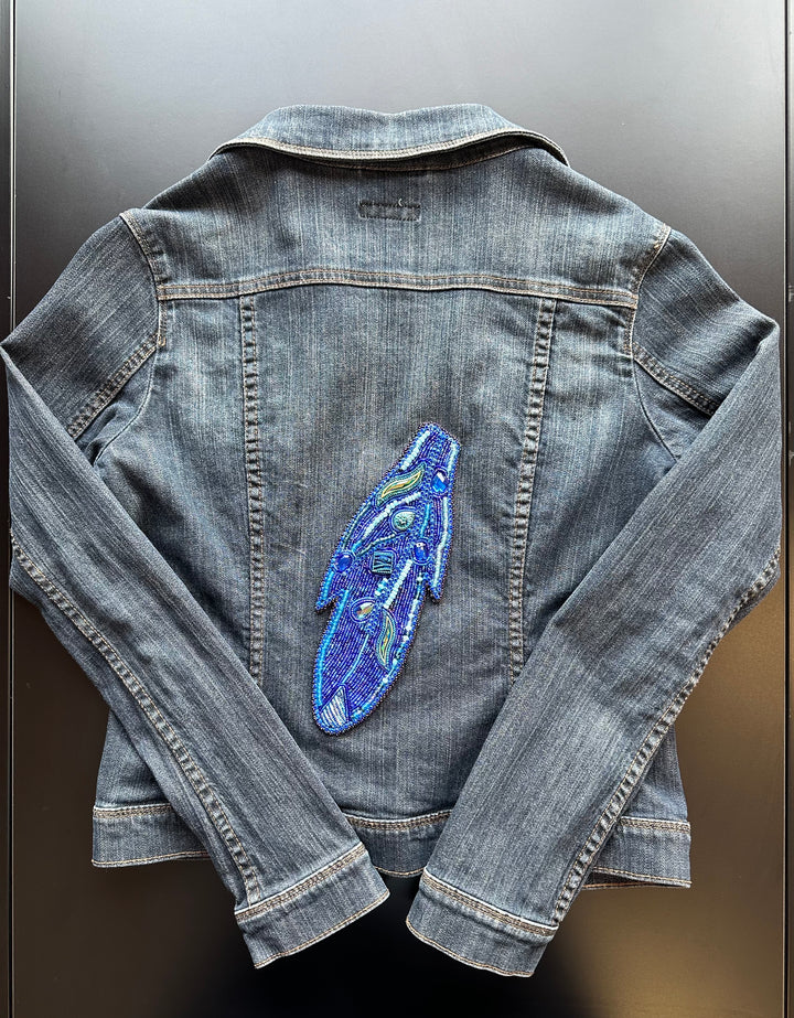 JN Beaded Jean Jacket