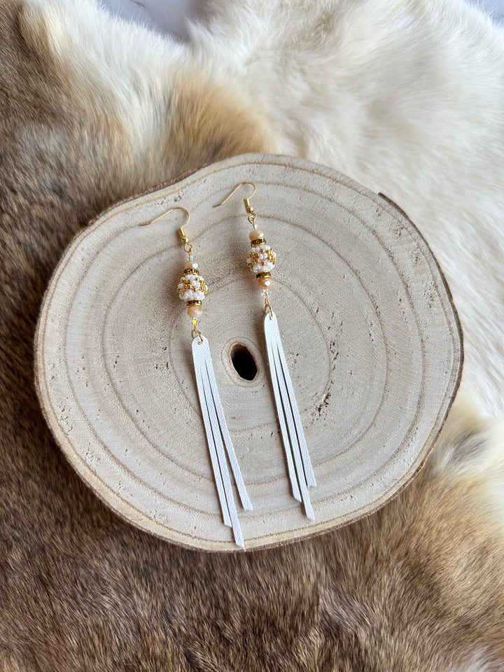 Beth Rose Designs Beaded Fringe Earrings