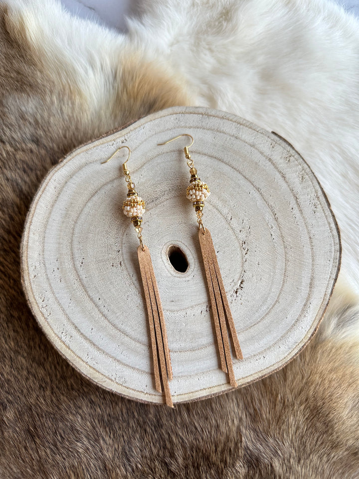 Beth Rose Designs Beaded Fringe Earrings