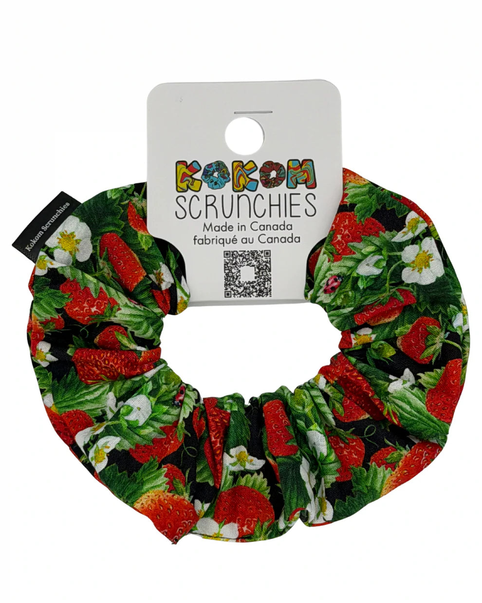 Kokom Scrunchies Strawberry Flowers