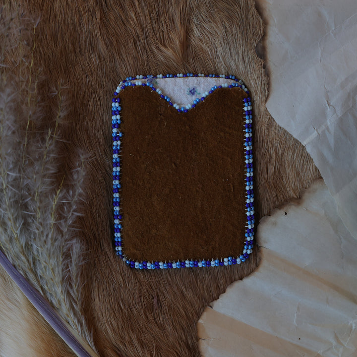 Virginia B. Beaded Moose Hide Card Holders