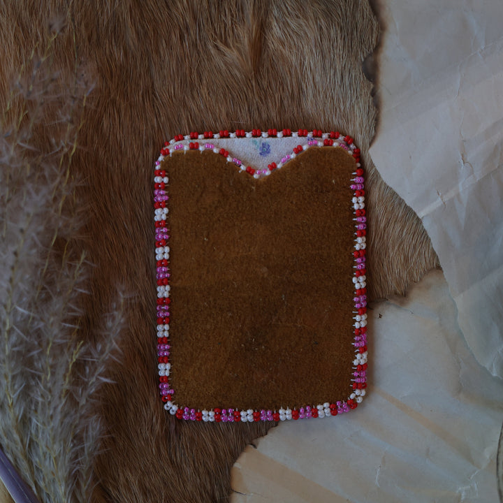 Virginia B. Beaded Moose Hide Card Holders