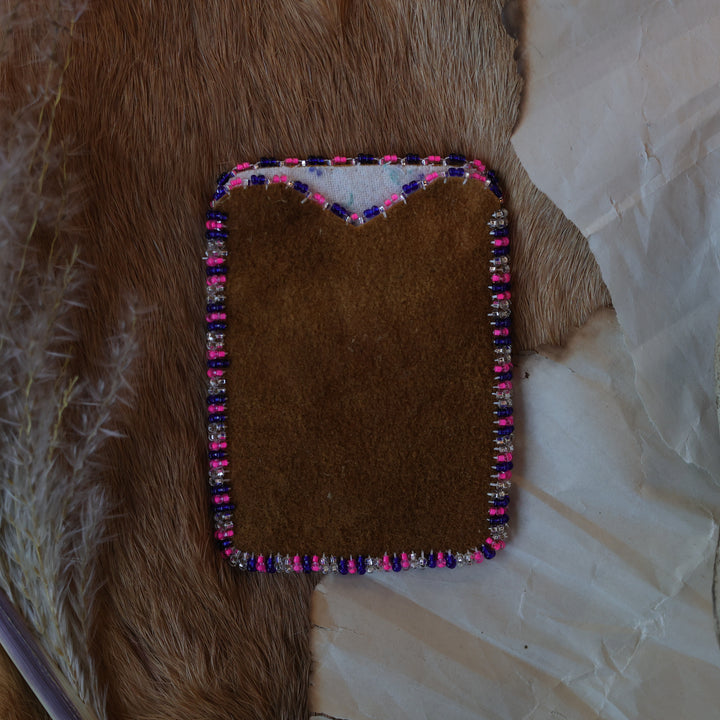 Virginia B. Beaded Moose Hide Card Holders