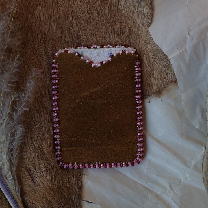 Virginia B. Beaded Moose Hide Card Holders