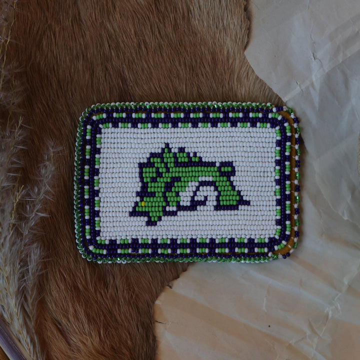 Virginia B. Beaded Moose Hide Card Holders