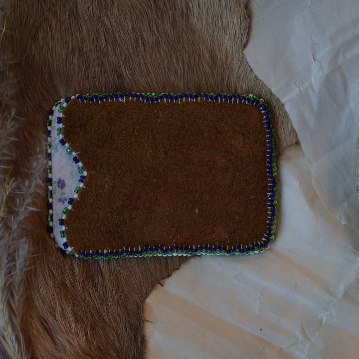 Virginia B. Beaded Moose Hide Card Holders