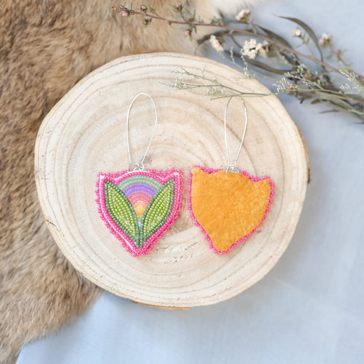 Jess S. Small Blooming Beaded Earrings