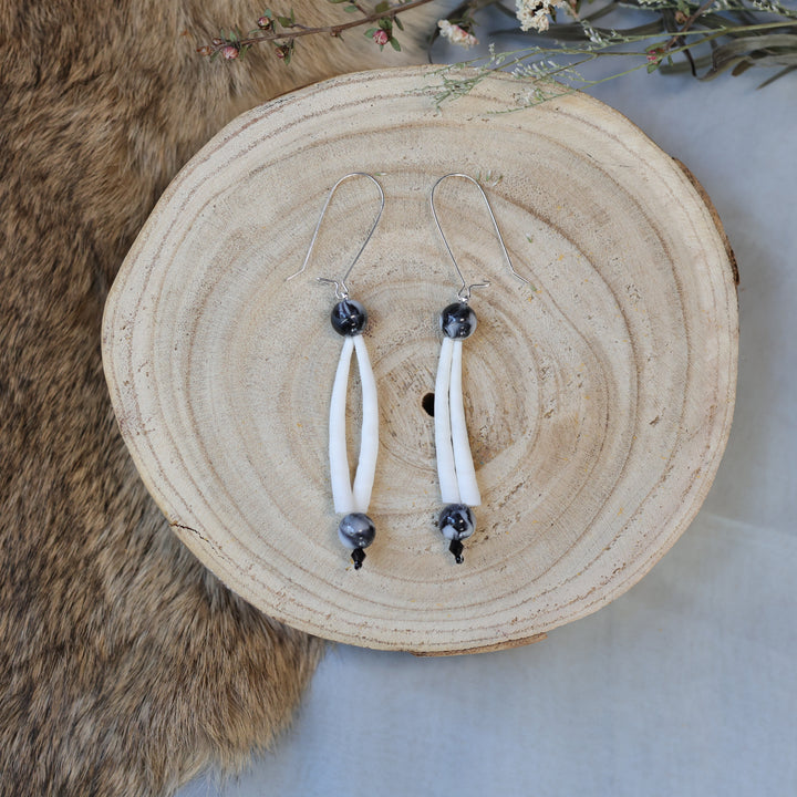 Jess S. Dentalium Earrings