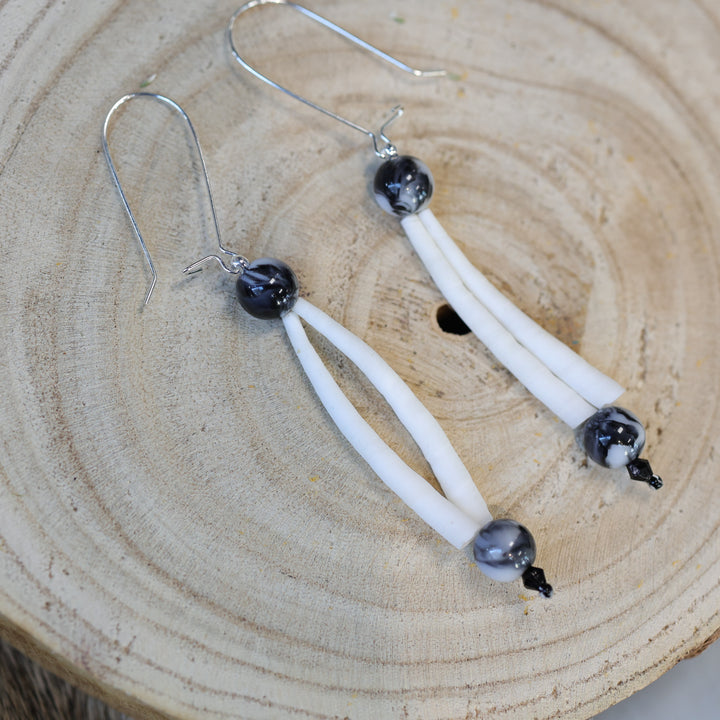 Jess S. Dentalium Earrings