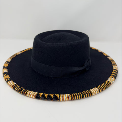 Shelley M Small Beaded Brim Hat
