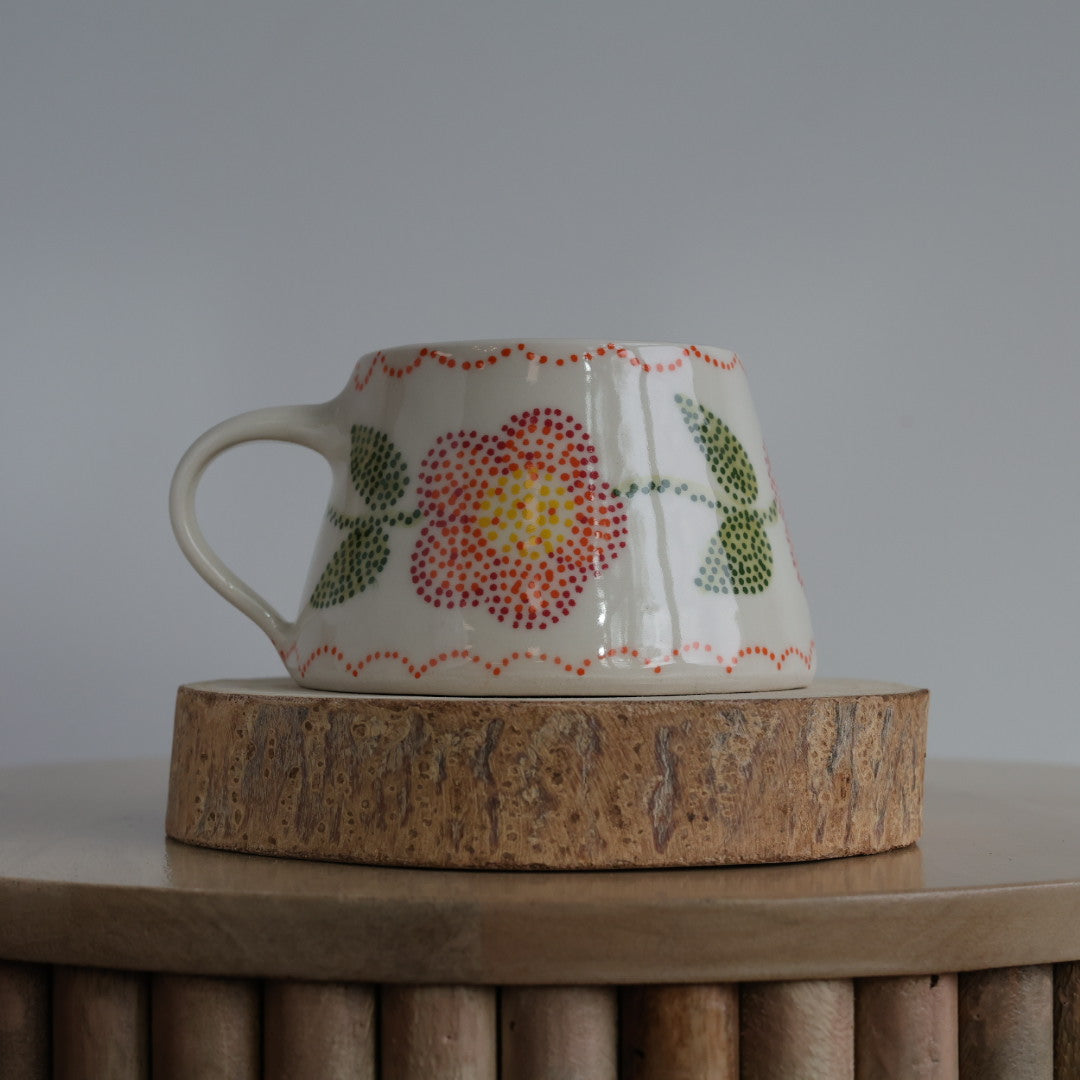 Mino Ode Designs Three Flower Mug