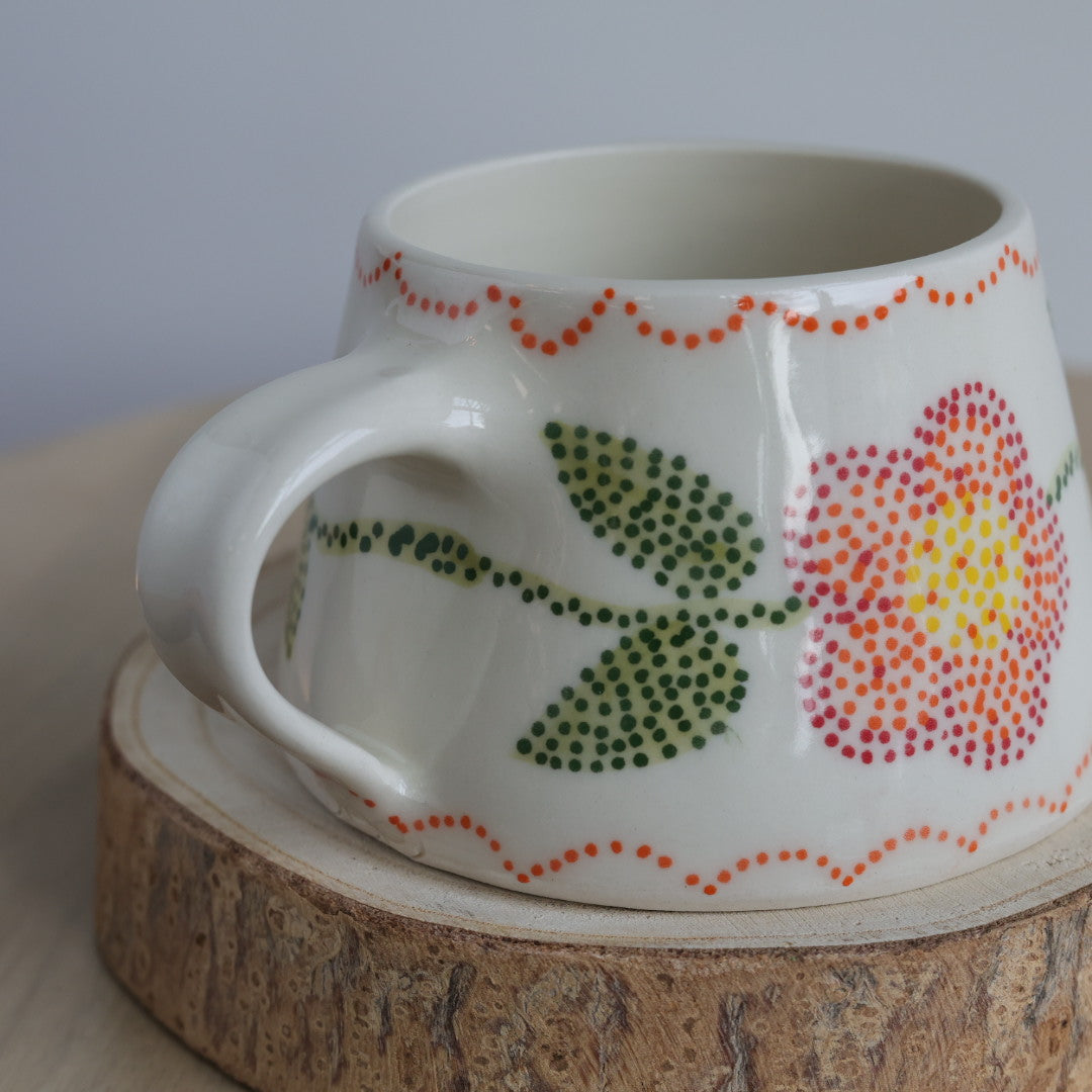 Mino Ode Designs Three Flower Mug