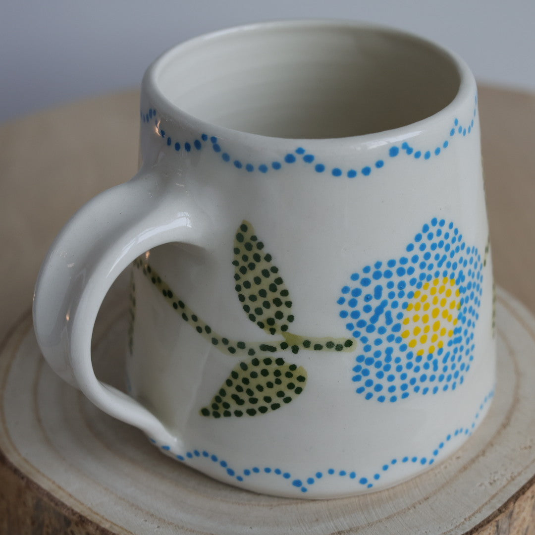 Mino Ode Designs Three Flower Mug