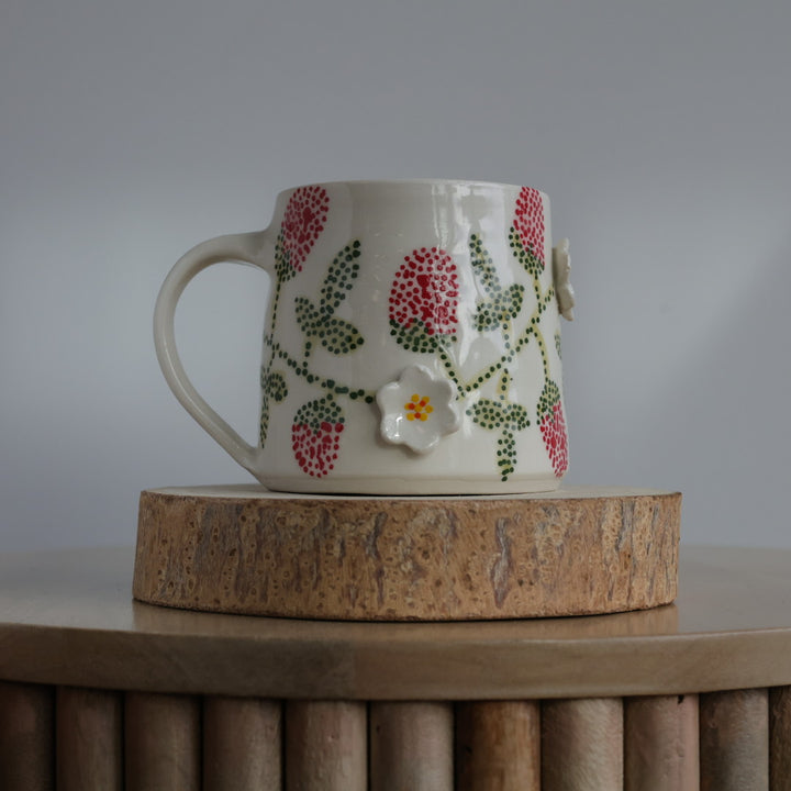 Mino Ode Designs Strawberry Blossom Mug