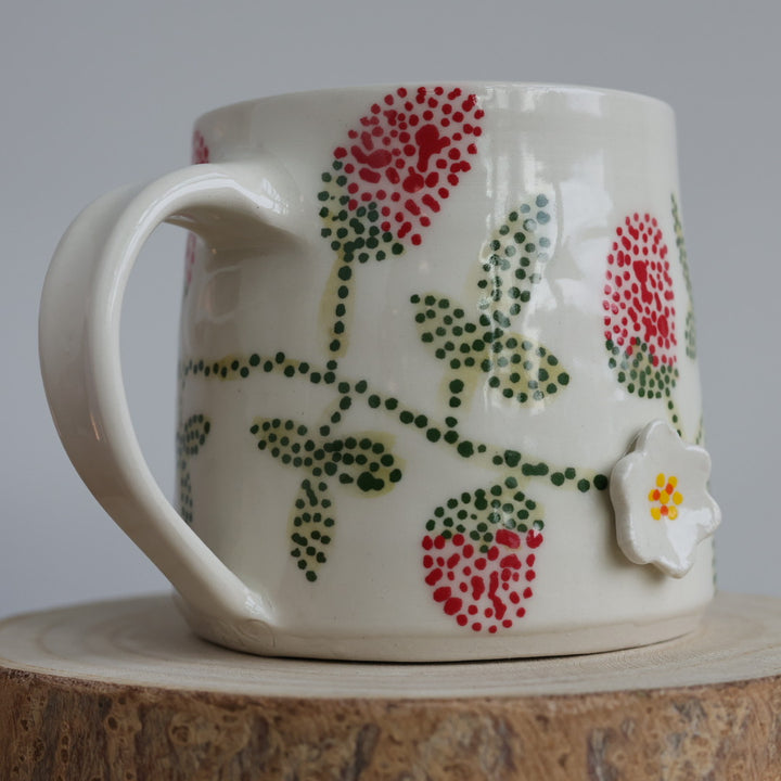 Mino Ode Designs Strawberry Blossom Mug