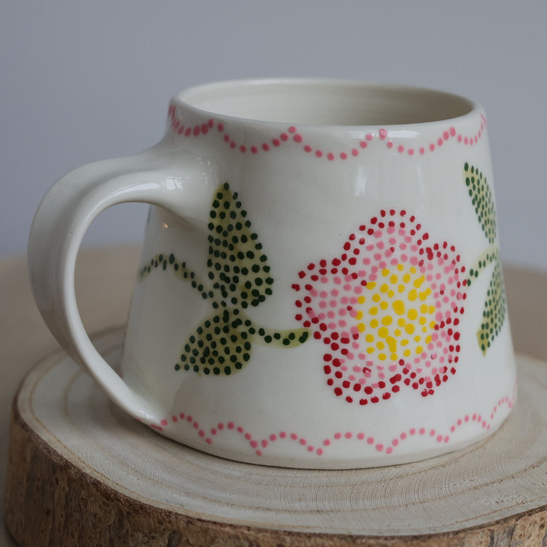 Mino Ode Designs Three Flower Mug