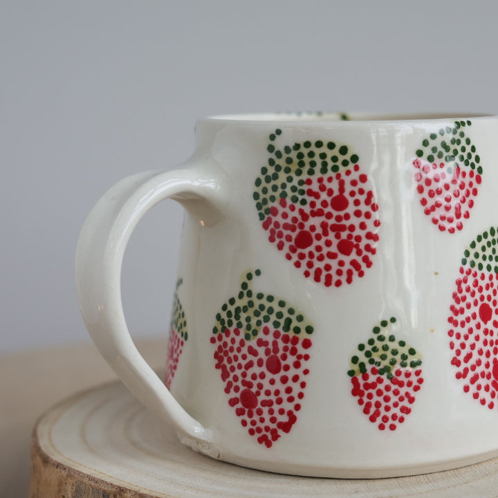 Mino Ode Designs Strawberry Mug