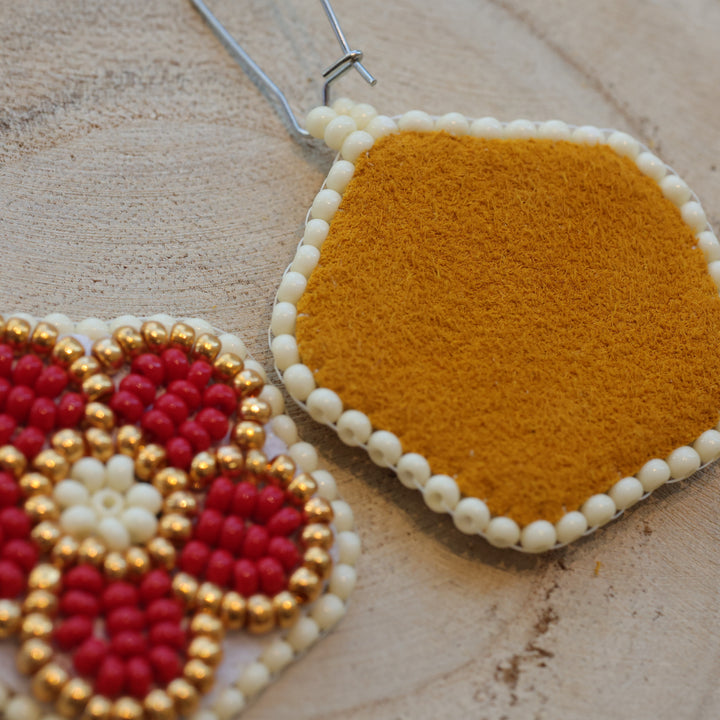Karahkwa Jewelry Floral Beaded Earrings