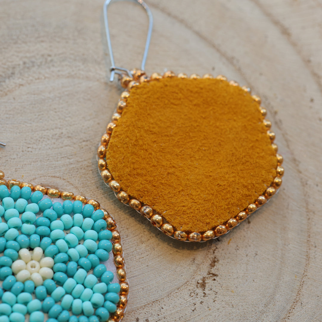 Karahkwa Jewelry Floral Beaded Earrings