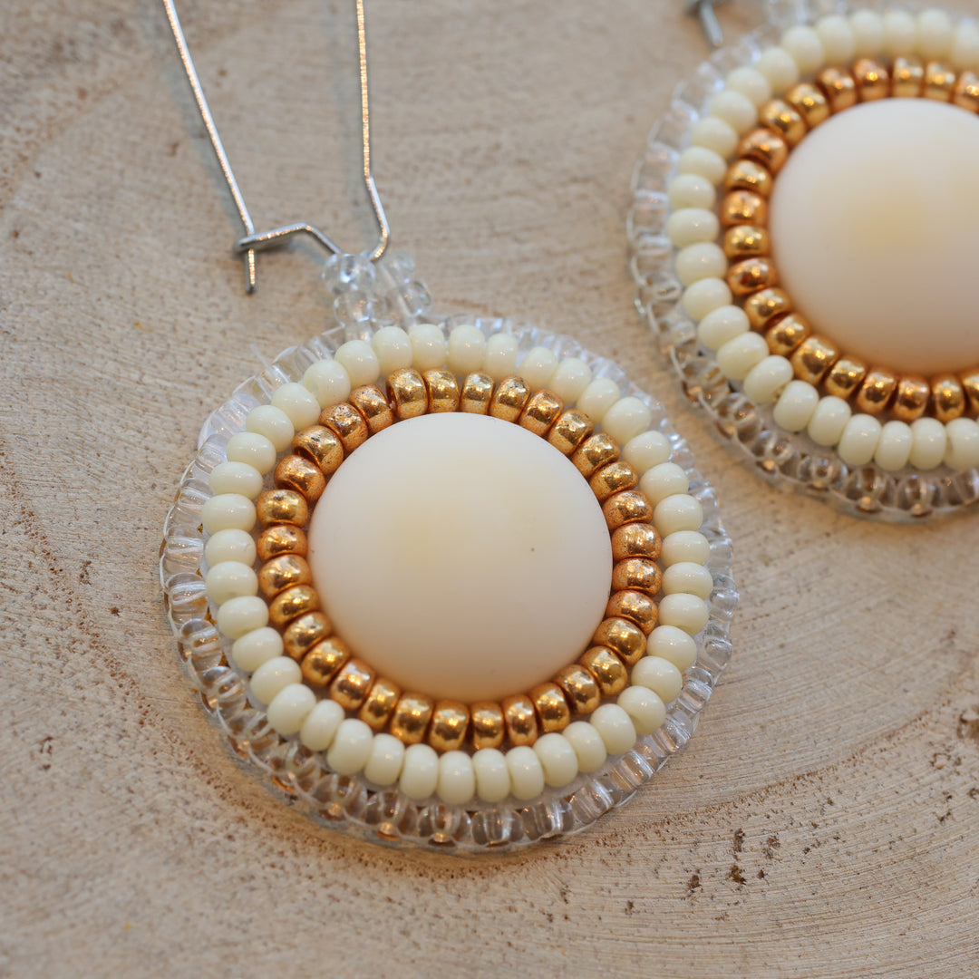Karahkwa Jewelry Matte Cab Earrings