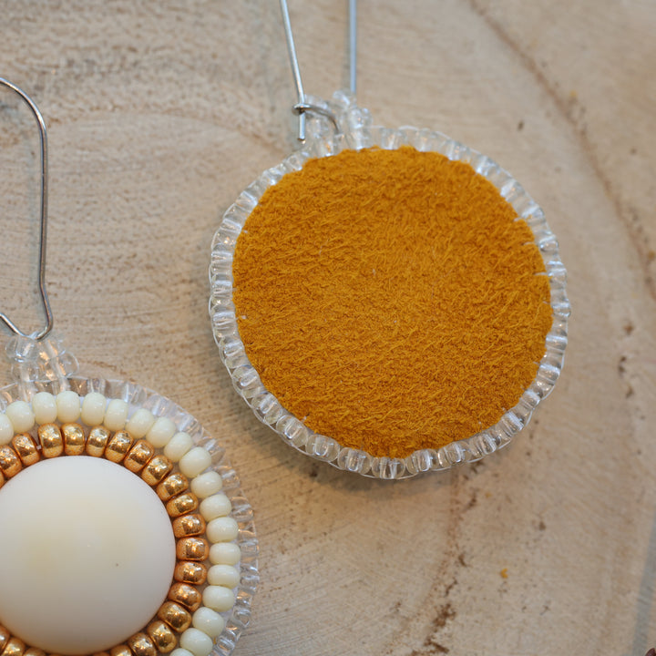 Karahkwa Jewelry Matte Cab Earrings