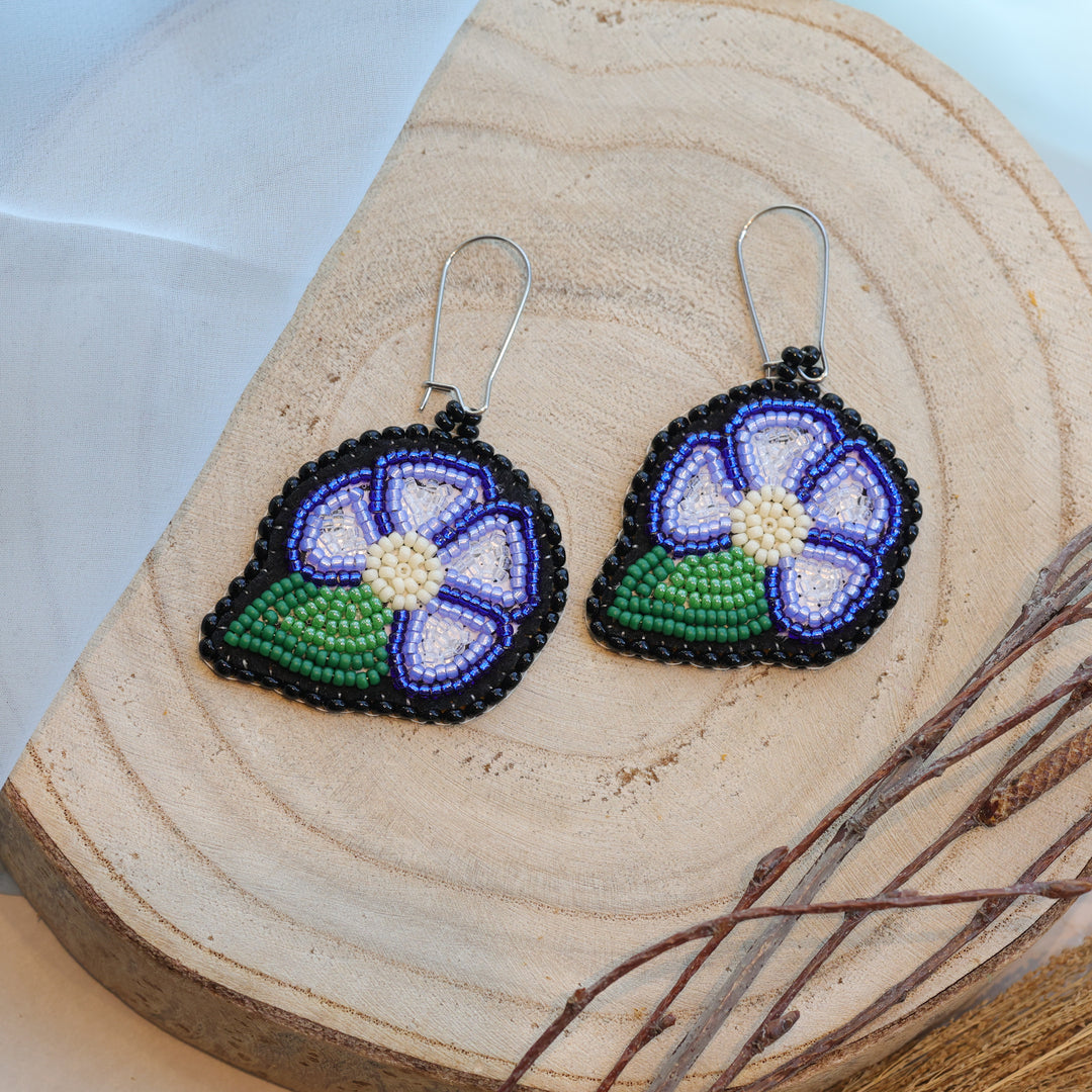 Karahkwa Jewelry Ombre Floral Beaded Earrings