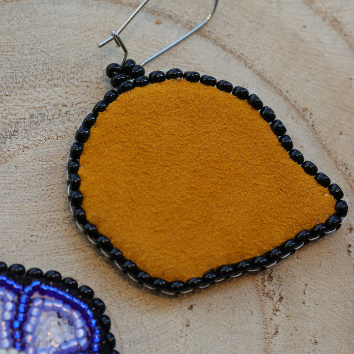 Karahkwa Jewelry Ombre Floral Beaded Earrings