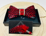 Helen Oro Designs Feather Bow Tie Collection