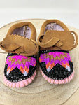 Alice F. Beaded Baby Moccasins