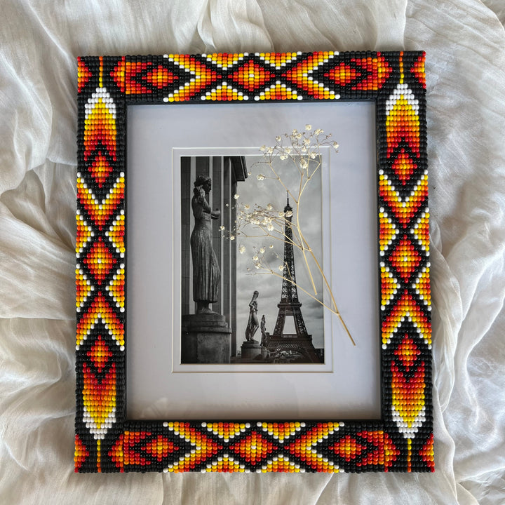 Beaded Frames By Elsie Fire Feathers Beaded Frames