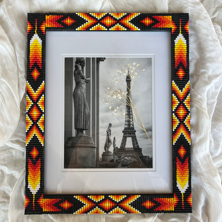 Beaded Frames By Elsie Fire Feathers Beaded Frames
