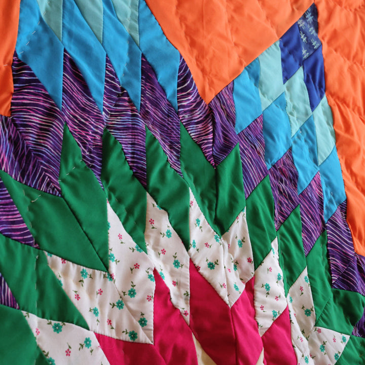 Kishey A. Orange Star Blanket