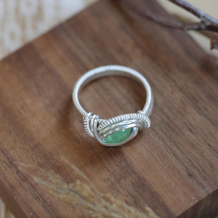 3 Sisters Gemstones Tsavorite Ring