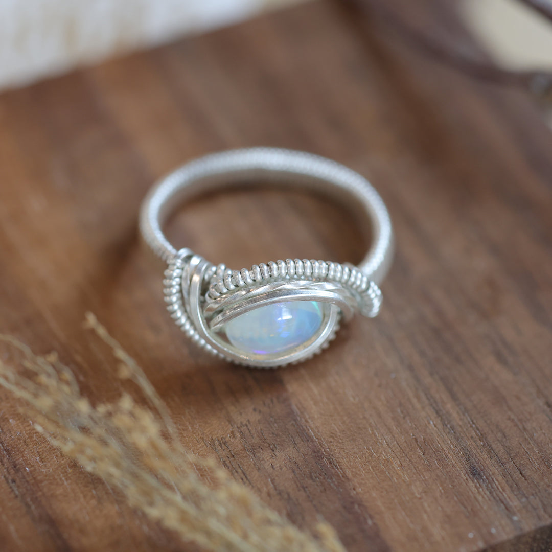 3 Sisters Gemstones Opal Ring