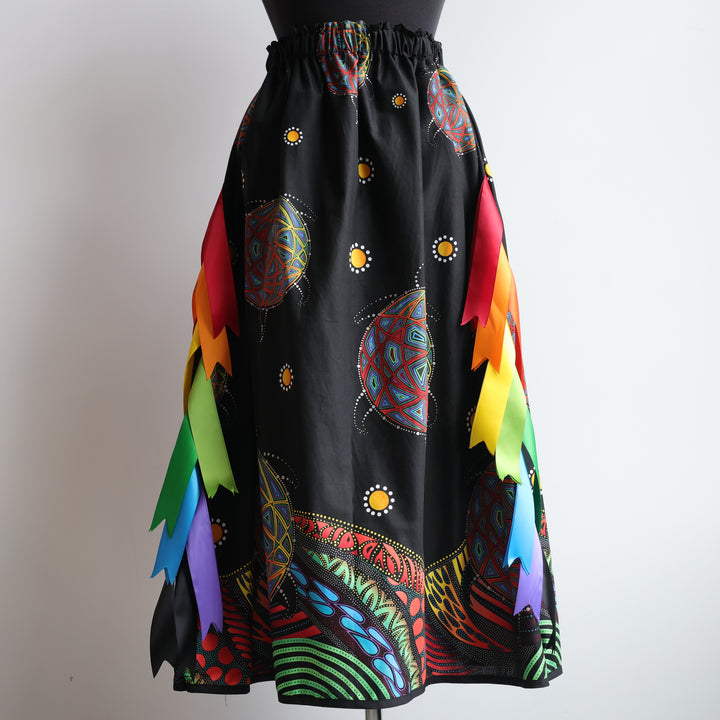 Phoenyx Designs Blue Turtle Ribbon Skirt