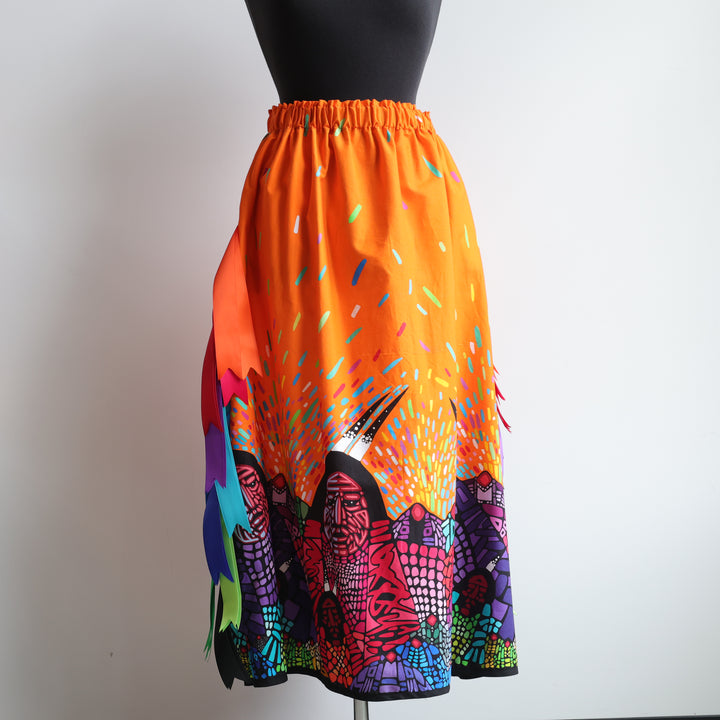 Phoenyx Designs Orange Wisdom Ribbon Skirt